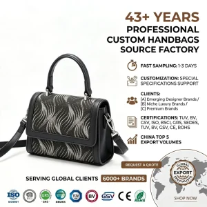 Luxury Customization Women’s Japan Style Dress Fashion Leather PU Waterproof RFID Portable Spring Autumn Black Shoulder Bag