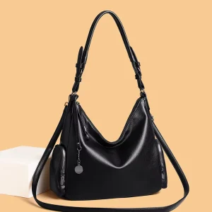 Luxury Design High Quality Soft Ladies Shoulder Bags Large Capacity Hand Bags Multiple Pockets Women Handbags