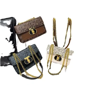Luxury Design Women’s Handbag Crossbody Shoulder Bag with PU Lining and Single Strap for All Seasons