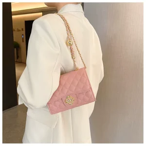 Luxury Designer Handbags for Women Crossbody Shoulder Bags Famous Brand Single Strap PU Leather Chains Fashion Lady