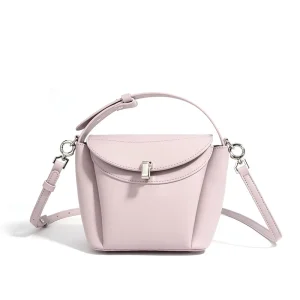 Luxury Genuine Head Layer Cowhide Minimalist Leather Bag Women Small Square Shoulder Bag Designer Crossbody Handbag