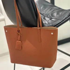 Luxury Grainy Leather Hand Bag Manufacturer Genuine Pebble Leather Large Tote Bags Lady Handbags for Women