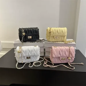 Luxury Ladies Bags Custom Designer Fashion PU Leather Shoulder Bags Handbags for Women Shoulder Crossbody Bag