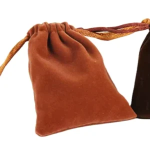 Luxury Logo Bracelet Jewelry Make up Cosmetic Packaging Gift Drawstring Bag Custom Printed Flannel Velvet Bag Velvet Pouch