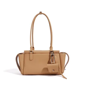 Luxury Minimalist Soft Leather Handbags for Women New Trend Elegant Shoulder Bag Large Capacity Boston Tote Bag