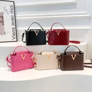 Luxury PU Leather Crossbody Bags for Women Korean Style Elegant Large Shoulder Bags Designer Handbag