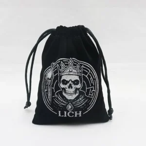 Luxury Tarot Velvet Recyclable Deck Holder Bag Celestial Custom Suede Sun Moon Drawstring Pouch for Rings Glasses & Bracelets