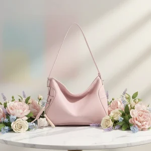Luxury Vintage Leather Handbag for Women Top Grain Large Capacity Customizable Logo Polyester Zipper New Fashion Design