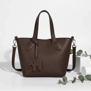 Lychee Grain Pattern Mini Tote Bags PU Leather Women Bags Small Zipper Purses Fashionable Cute Handbags