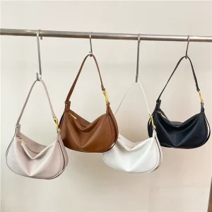Lychee Pattern Crescent Hobo Bag Womens Shoulder Bag Underarm Bag Sac a Main Femme Sunday Best Church Bag Elegant Tote