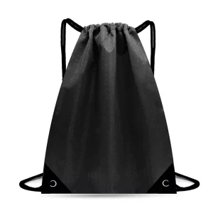 MOQ 1 Pc Custom Logo School Supplies Polyester Custom Drawstring Bags With Logo