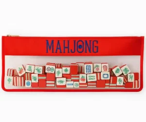 Mahjong Bag Cosmetic Bags and Cases Lilac Red Green Multi Color Stock