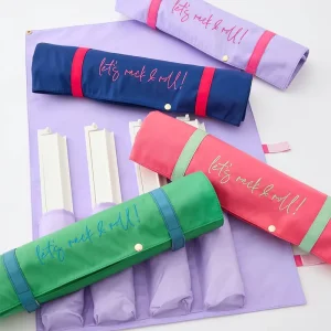 Mahjong Tile Bag Monogram Rack Roll Pouch Nylon Mahjong Racks Bag