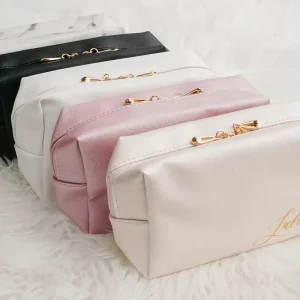 Make up Pouch Cosmetic Bag Makeup Brush Bag Leather Custom Cosmetic Bag