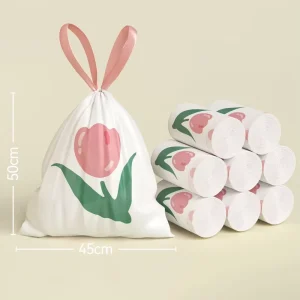 Manufacturer Bags No Waste Rubbish Multifunctional Hang Bin Liner 4 Gallon Trash Garbage Supplies Gravure Printed Biodegradable