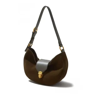 Manufacturer Custom Classic Suede Ladies Handbags Luxury Crossbody Bag Retro High Quality Women Shoulder Bags