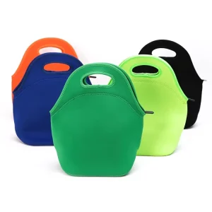 Manufacturer Neoprene Thickened Insulated Portable Lunch Bag Children Meal Package Waterproof Material
