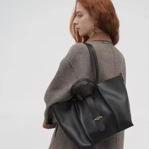 Manufacturer Vintage Design Ladies Shoulder Bags Luxury Genuine Leather Handbags Fashion Large Capacity Tote Bag for Women