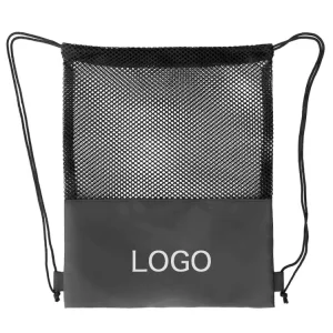 Mesh Swim Bag Backpack Custom Logo Training Swimming Pouch