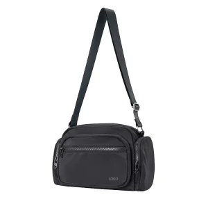 Messenger Crossbody Shoulder Bag Cross Body Casual Bag Multi Pockets Crossover Side Sling Bag for Women Men OEM