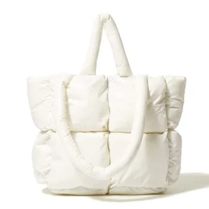 Mini Designer Lady Handbags Ladies Oem Fashion Luxury Nylon Puff Puffer Women Hand Luxury Custom Bag