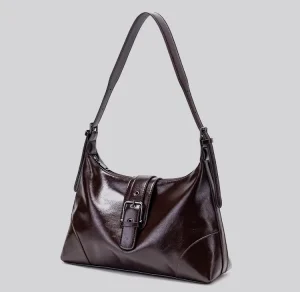 Mixed Handbags Vintage Underarm Bag Women PU Polyester Large Capacity Elegant Shoulder Handbag Zipper Closure