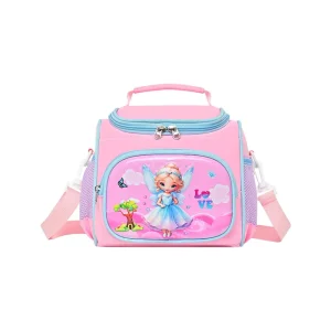 Modern Durable Insulated Oxford Soft Lunch Bag for Kids with Zipper Closure Leak Proof Portable for School & Picnic