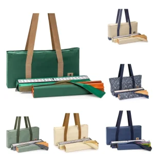 Modern Luxury American Style Foldable Mahjong Bag 3 Piece Set Eco Friendly Durable Handheld Storage Cosmetic Bags