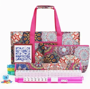 Modern Multifunctional Mahjong Bag 3 Piece Large Capacity Eco Friendly Polyester Portable Handheld Tote Travel Wash Cosmetic