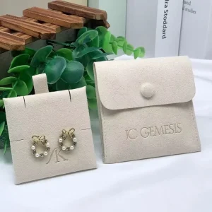 Most Popular Jewelry Packaging Jewelry Pouch Hot Selling Custom Jewelry Pouch Bag for Rings & Pendants Pouch Velvet With Logo