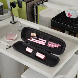Multi Function Custom Luxury Waterproof Lightweight Cosmetic Brush Sets Leather Hard Shell Shockproof EVA Travel Carry Storage