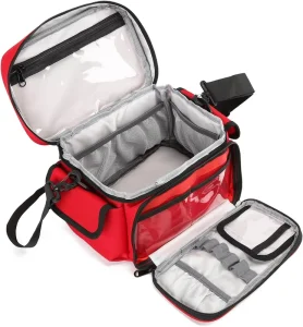 Multi Purpose Reflective Pouch EVA Portable Bag Use for Tools Cosmetics or First Aid Safety Strip Design Case Only