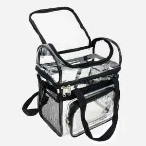 Multi function Utility Heavy Duty Transparent Bag PVC Lunch Bag Students Children Thermal Insulated Bag