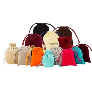 Multicolor Velvet Drawstring Pouch for Jewelry Tarot Card Storage Elegant Cloth Cover for Display Packaging Elegant Cloth Cover