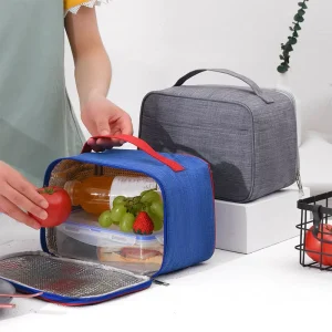 Multifunction Lunch Bag Portable Children School Bring Meal Thermal Handbag Woman Insulated Pouch Accessories Lunch Cooler Bag