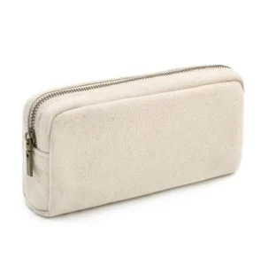 Multifunctional Tool Bag Canvas Big Capacity Pencil Pen Bag with Zipper Durable Stationary Storage for Adult Students Officers