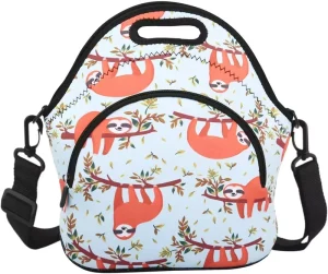 Neoprene Insulated Lunch Bag for Boys Kids School Picnic Hiking Lunch Handbag