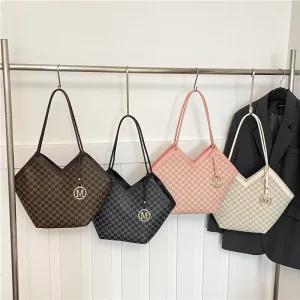 New Arrival Fashion Lady Handbag Large Capacity PU Leather Summer Winter Single Strap ZIP Tote Messenger Bags for