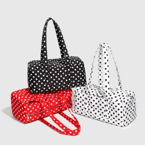 New Arrival Women Large Capacity Tote Bags Travel Portable Creative Dot Design Shoulder Handbags