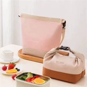 New Arrival Women’s Durable Large Capacity Foldable Crossbody Tote Bag Cooler Bag Insulated Lunch Bag