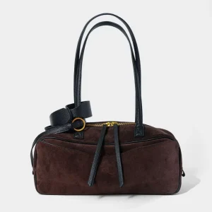 New Arrivals Women Leather with Zipper Frosted Large Capacity Genuine Leather Shoulder Retro Designer Soft Frosted Leather Bag