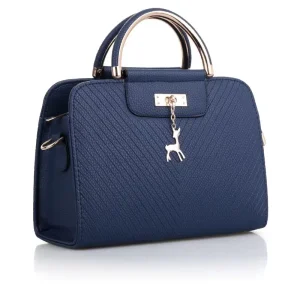 New Custom Logo Pu Leather Messenger Bag Square Classic Female Designer Handbag