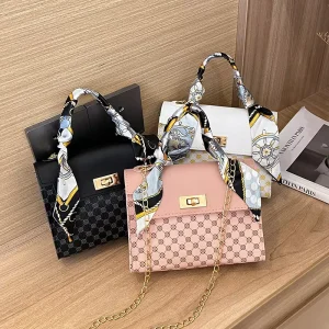 New Design High-end Fashion Trends Ladies Hand Bags Woven PU Leather Handbags for Women