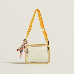 New Design Popular Women PVC Crossbody Messenger Bag Women Transparent Shoulder Bag