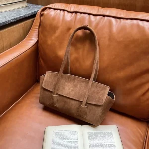 New Designer Genuine Leather Women’s Shoulder Bag High Quality Two Straps Waterproof Poly-cotton Lining Fashion Handbag