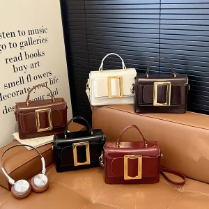 New Fashion Handbags Young Lady Luxury Small Square Bag for Women