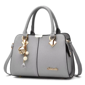 New Fashion Ladies Handbag European American Trend Single Shoulder Crossbody Bag Zipper Casual Tote PU Below 20L