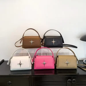 New Fashion Ladies Handbags Casual Handbag Design Solid Color Shoulder Bag Handbag