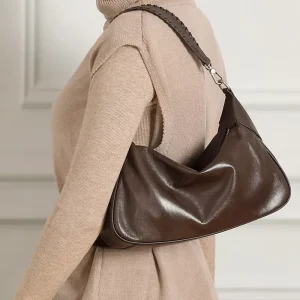 New Fashion Lady Luxury Vintage Genuine Leather Shoulder Bag with Large Capacity Portable for Daily Use Travel