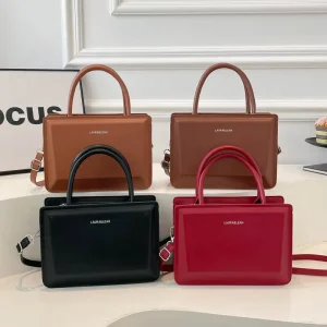 New Fashion Lady’s Crossbody PU Leather Handbags with Zipper Closure Woman’s Messenger Bags and Wallet